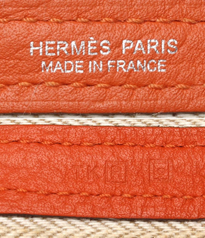 HERMES トートバッグ □R刻印 シルバー金具 ガーデンパーティPM エルメス