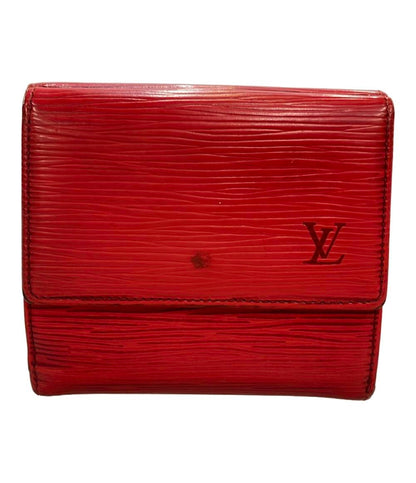 ルイ・ヴィトン ダブルホック 二つ折り財布 ポルトモネ ビエ カルトクレディ エピ M63487 レディース LOUIS VUITTON