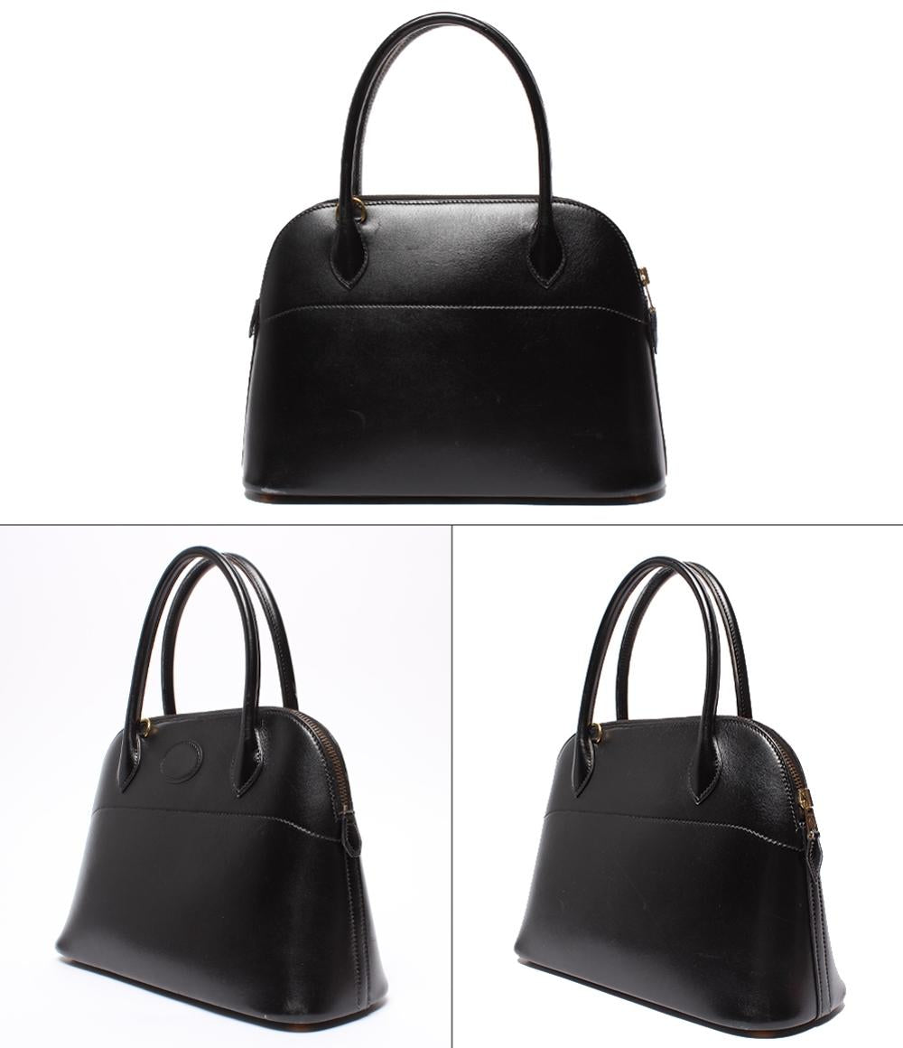 エルメス 2way ハンドバッグ ショルダーバッグ 肩掛け □A刻印 ゴールド金具 ボックスカーフ ボリード27 レディース HERMES