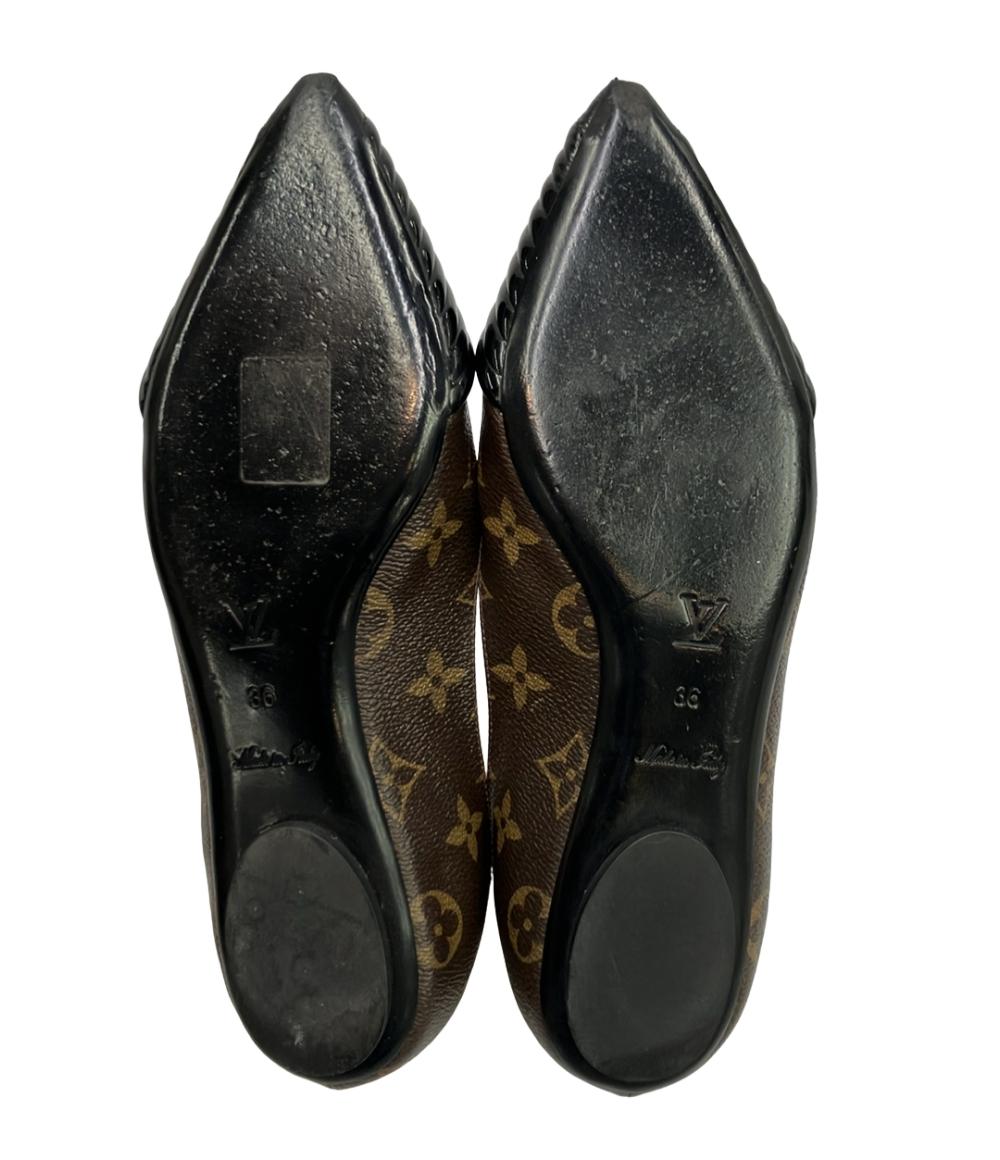 LOUIS VUITTON フラットパンプス モノグラム レディース SIZE 36 (23.5