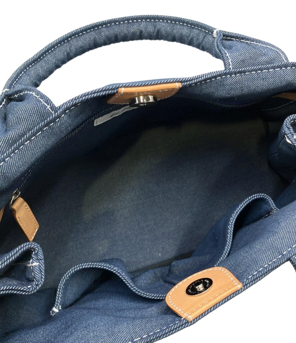 美品 Kitamura K2 ハンドバッグ トートバッグ デニム レディース キタムラ ケーツー