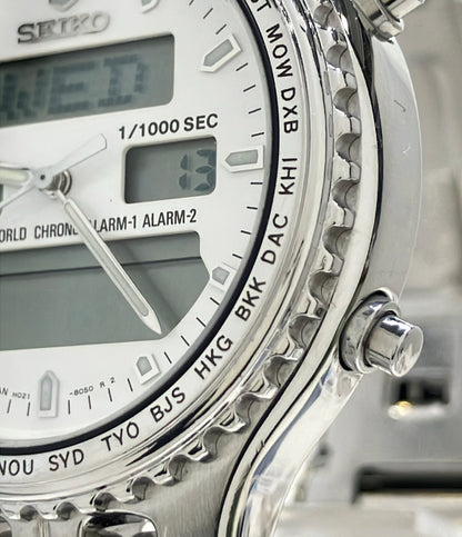 SEIKO 腕時計 クオーツ ホワイト H021-8050 メンズ セイコー