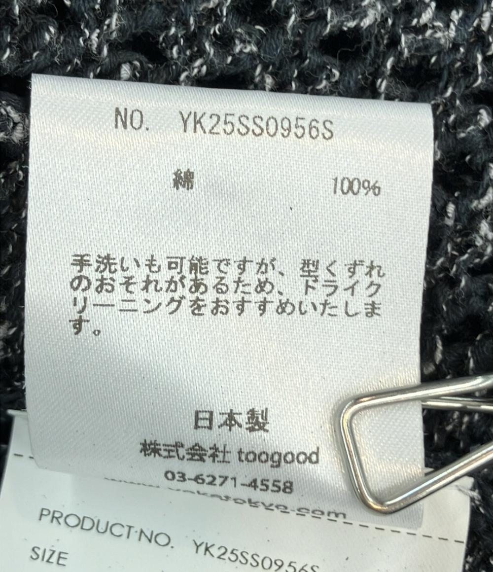 YOKE 長袖カーディガン 25SS メッシュ編み MESH KNITTED SHIRT CARDIGAN YK25SS0956S メンズ SIZE 3 (L) ヨーク
