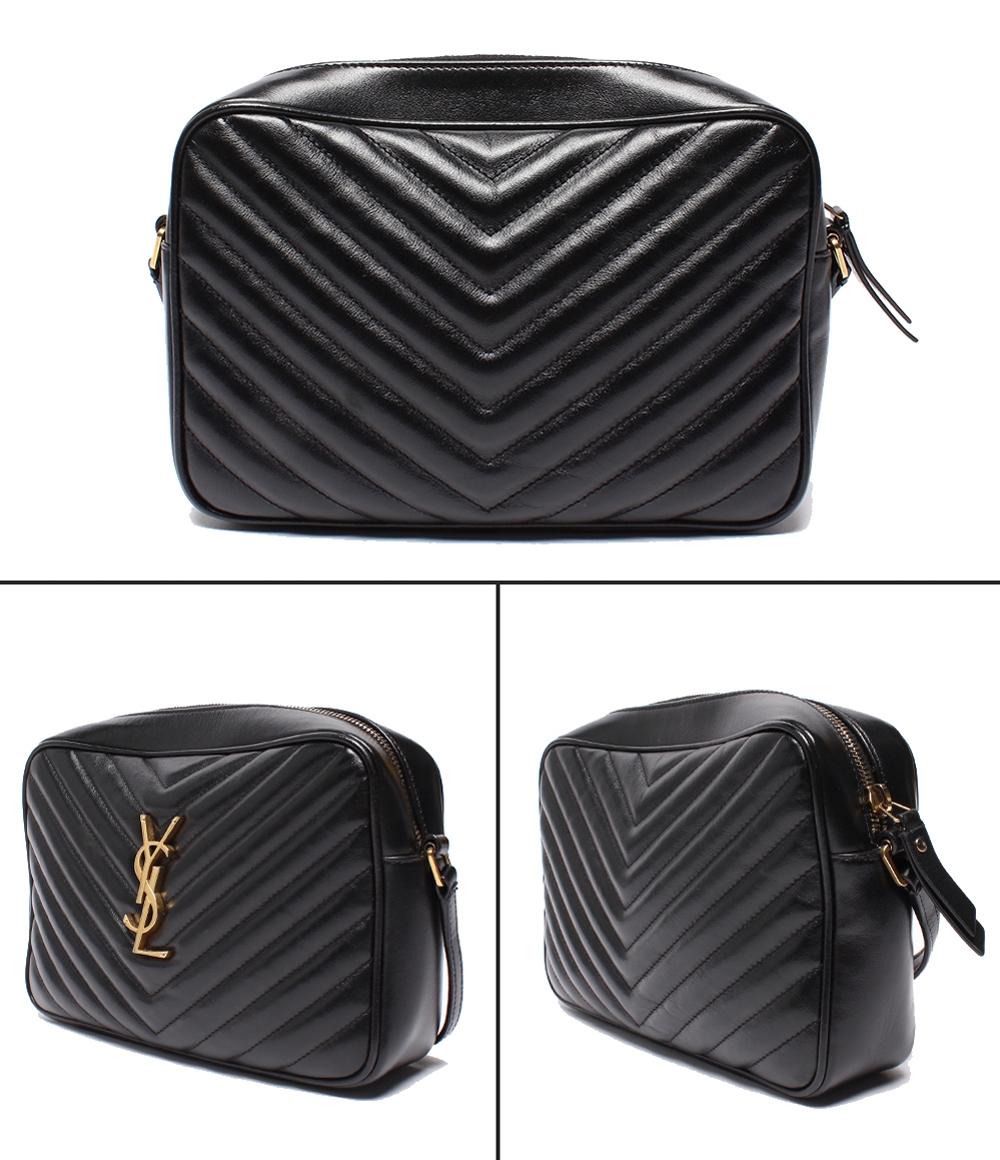 SAINT LAURENT PARIS ショルダーバッグ 斜め掛け Vステッチ ルー