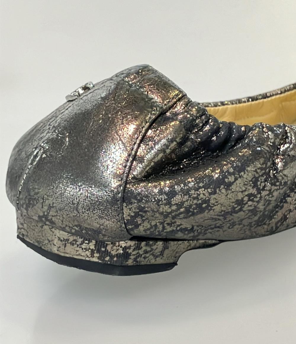 訳あり シャネル フラットシューズ バレエシューズ レディース SIZE 38 (XL) CHANEL