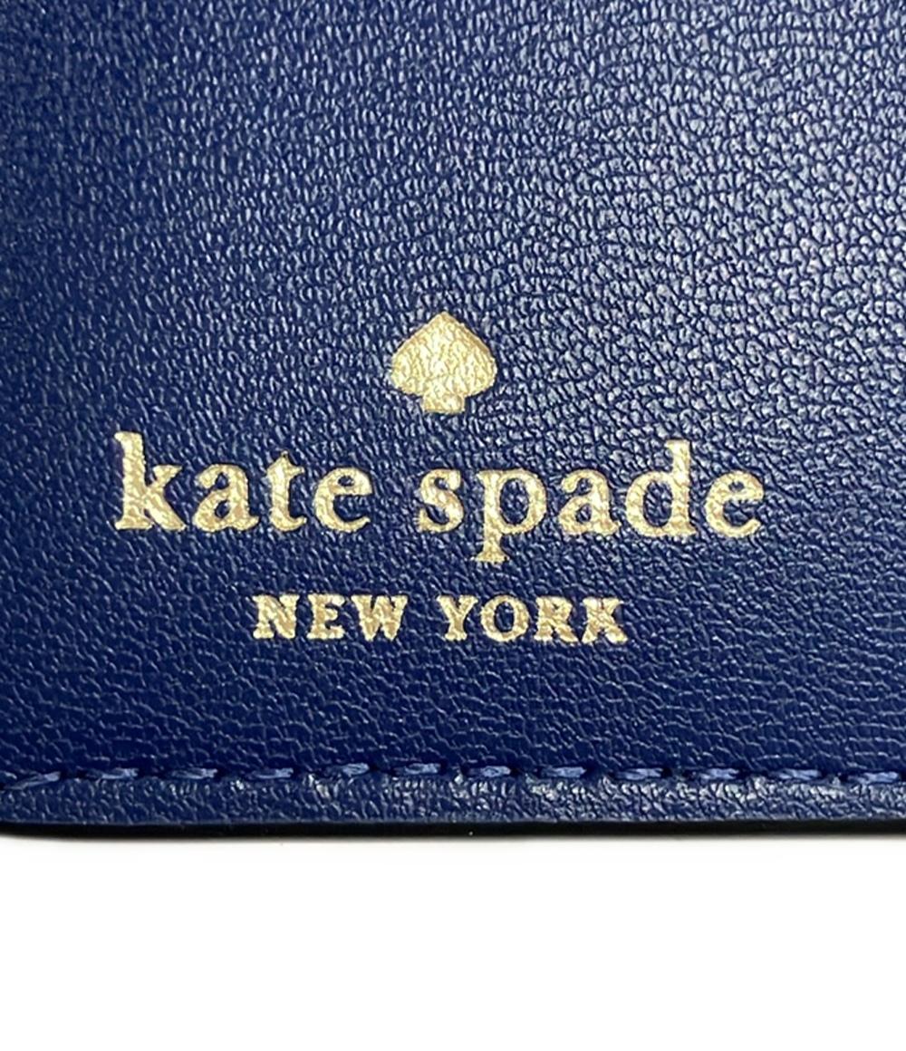 美品 Kate Spade 二つ折り財布 レザー レディース ケイトスペード