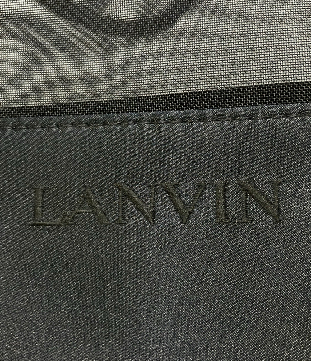 美品 LANVIN ショルダーバッグ ハンドバッグ 肩掛け メッシュ レディース ランバン