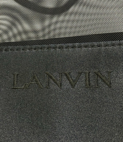 美品 LANVIN ショルダーバッグ ハンドバッグ 肩掛け メッシュ レディース ランバン