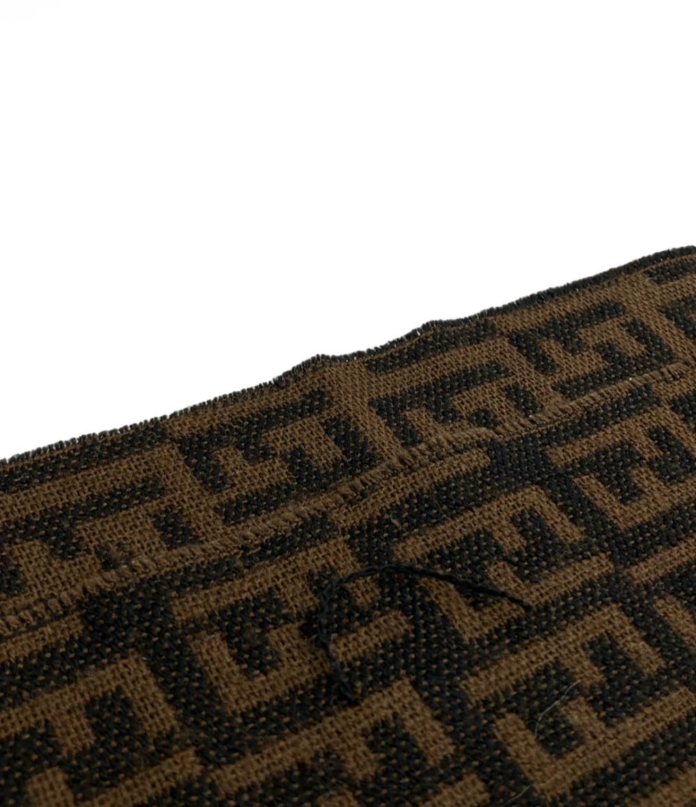 フェンディ マフラー ウール 100% ズッカ柄 レディース FENDI