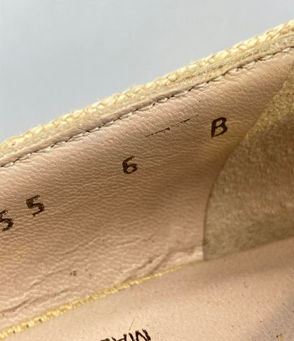 Salvatore Ferragamo ウェッジソールパンプス エスパドリーユ ヴァラ レディース SIZE 6 (23.5cm) サルヴァトーレフェラガモ