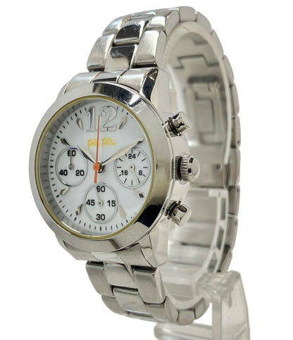 フォリフォリ 腕時計 クオーツ ホワイト レディース Folli Follie