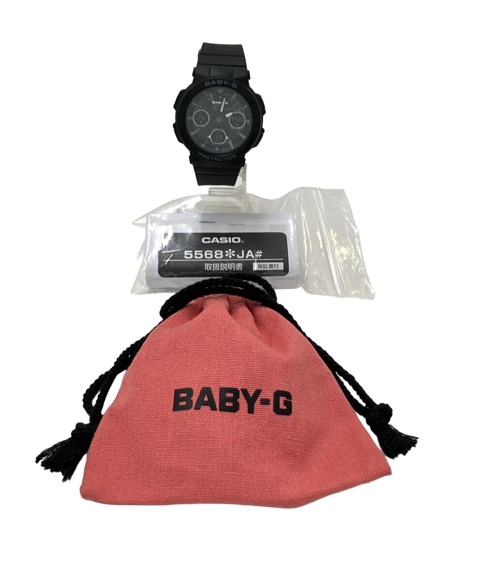 美品 CASIO 腕時計 Baby-G ソーラー ブラック BGA-2500 レディース カシオ