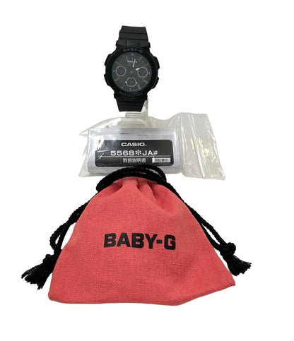 美品 CASIO 腕時計 Baby-G ソーラー ブラック BGA-2500 レディース カシオ