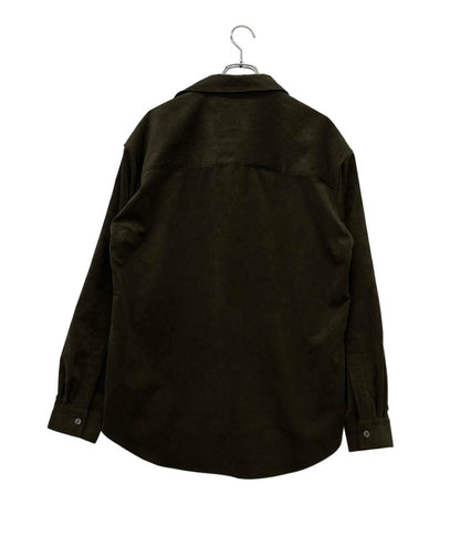 COLONY CLOTHING 長袖シャツ スエード生地 Ultrasuede® プールサイドシャツ CC2402-SH02 メンズ SIZE L コロニー クロージング
