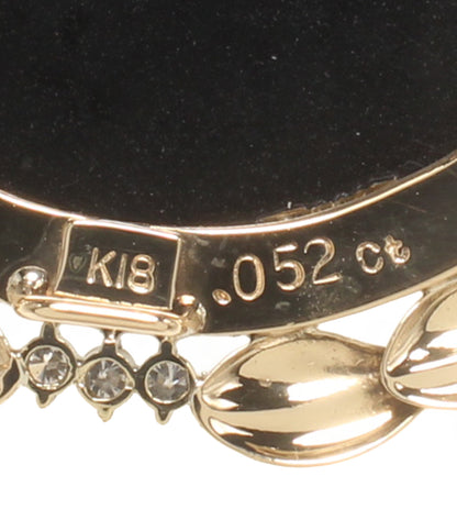 ブローチ ペンダントトップ カメオ Schmidt K18 ダイヤ0.052ct レディース