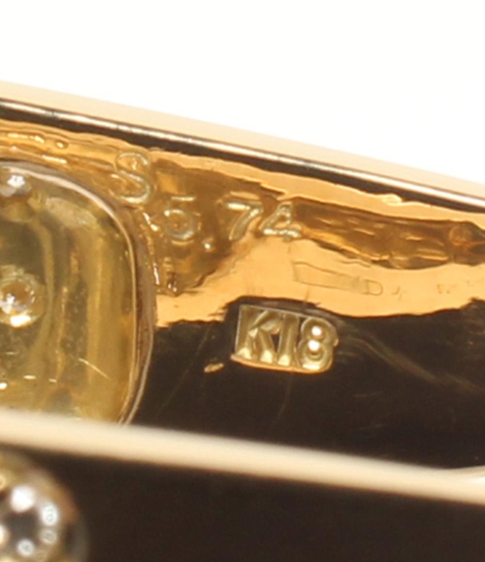 美品 リング 指輪 K18 サファイア5.74ct ダイヤ1.48ct レディース SIZE 10号