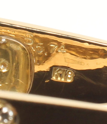 美品 リング 指輪 K18 サファイア5.74ct ダイヤ1.48ct レディース SIZE 10号