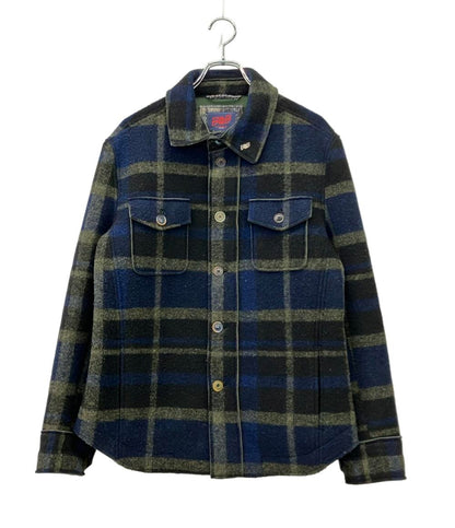 BOB シャツジャケット ボンディング チェック柄 22AW 074721112-1085 メンズ SIZE 1048 (M) ボブ