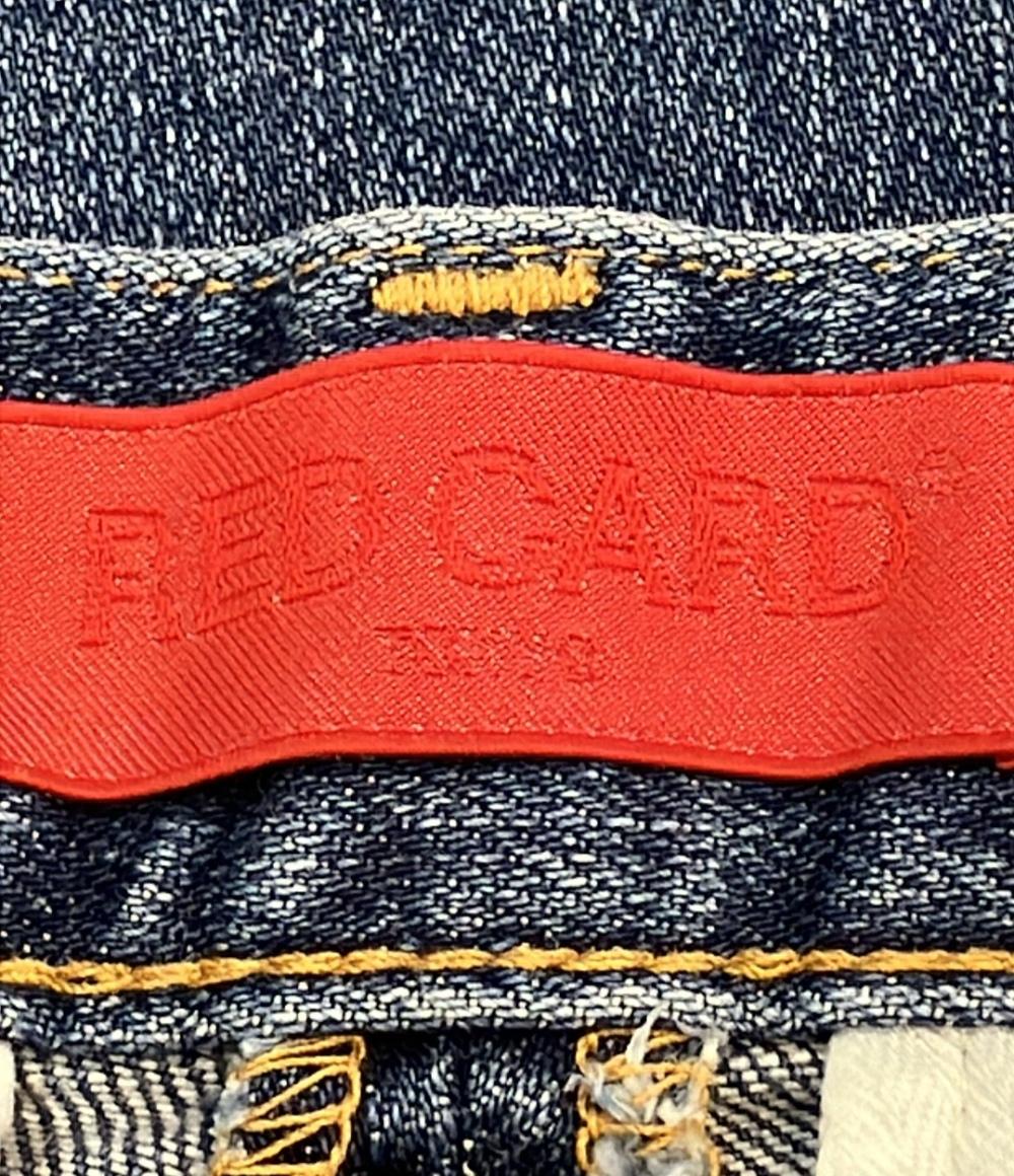 美品 レッドカード ストレートデニムパンツ レディース SIZE 25 (S) RED CARD