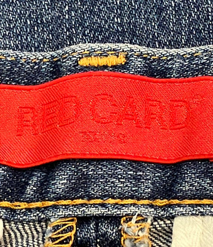 美品 レッドカード ストレートデニムパンツ レディース SIZE 25 (S) RED CARD