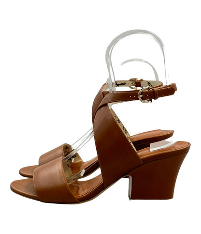 Salvatore Ferragamo レザーストラップサンダル レディース SIZE 7 1/2 (XL) サルヴァトーレフェラガモ