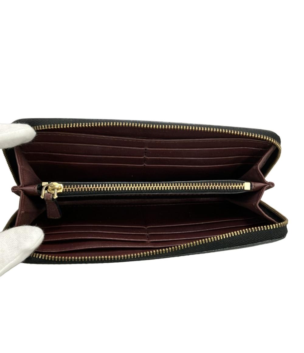 MARC JACOBS ラウンドファスナー長財布 レザー レディース マーク