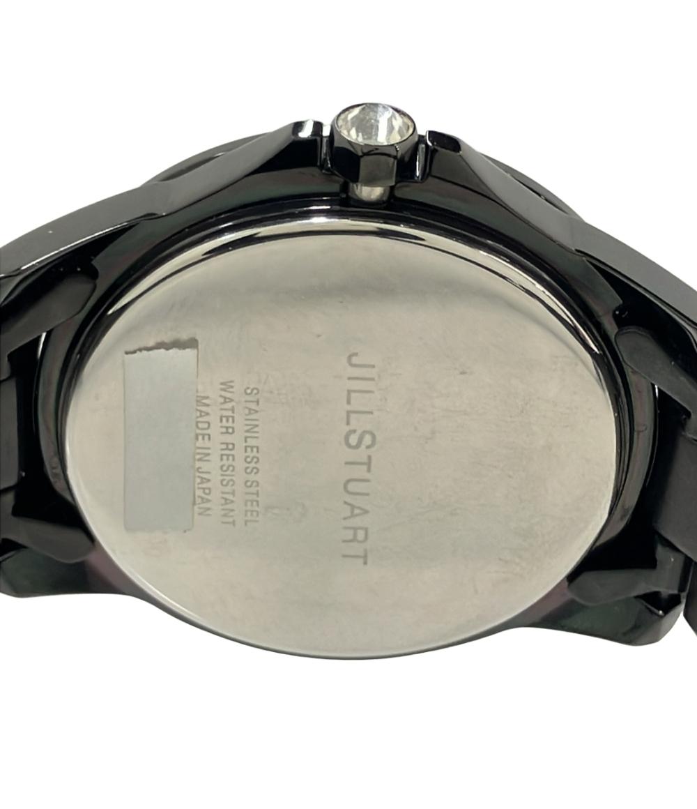 JILLSTUART 腕時計 クオーツ ブラック VD76-0020 メンズ ジルスチュアート