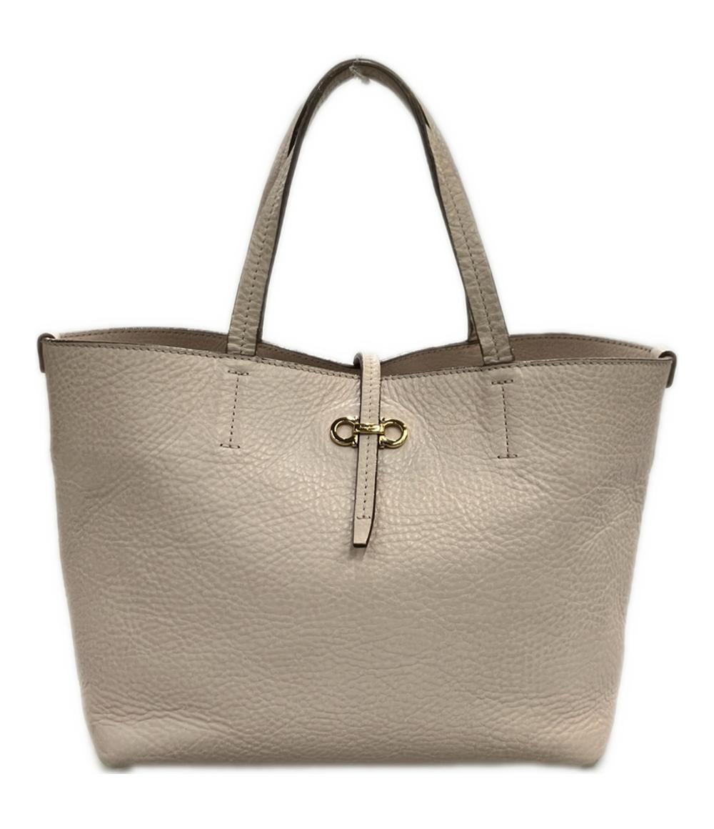 サルヴァトーレフェラガモ トートバッグ ハンドバッグ レザー ガンチーニ FJ-21 0391 レディース Salvatore Ferragamo