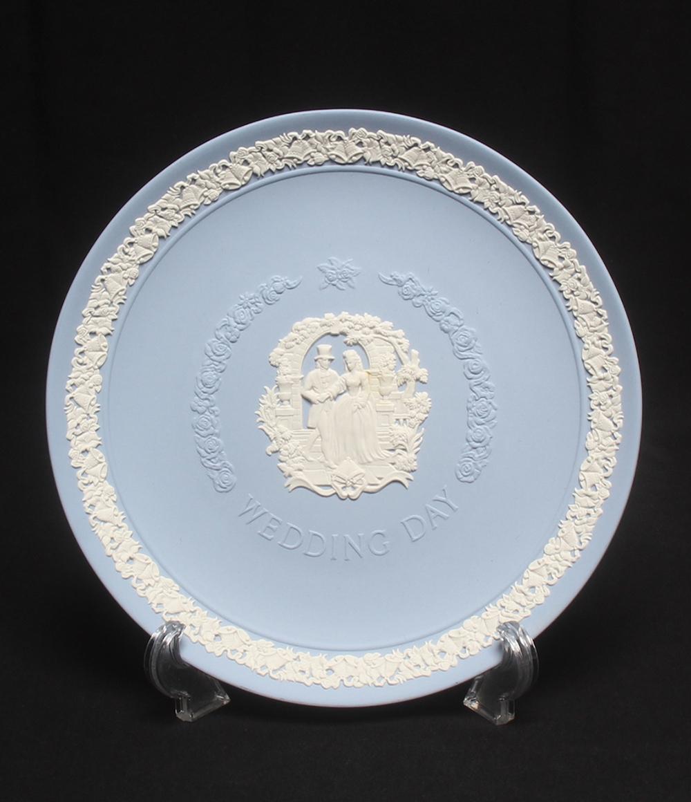 ウェッジウッド プレート 飾り皿 21cm ウェディングデイ WEDDING DAY ジャスパー WEDGWOOD