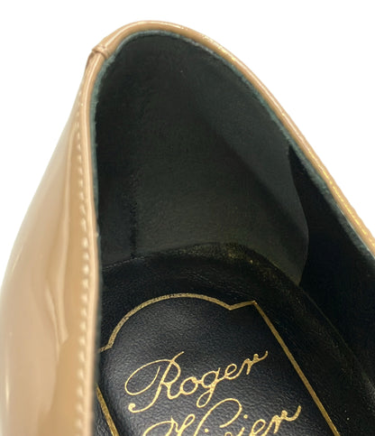 Roger Vivier スクウェアトゥエナメルパンプス レディース SIZE 38 1/2 ロジェヴィヴィエ