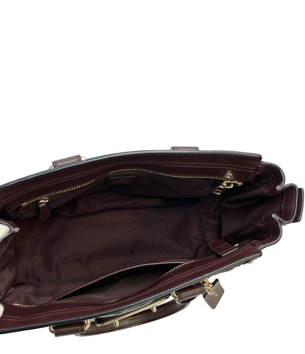 COACH ハンドバッグ ショルダーバッグ 2WAY パッチワーク レザー