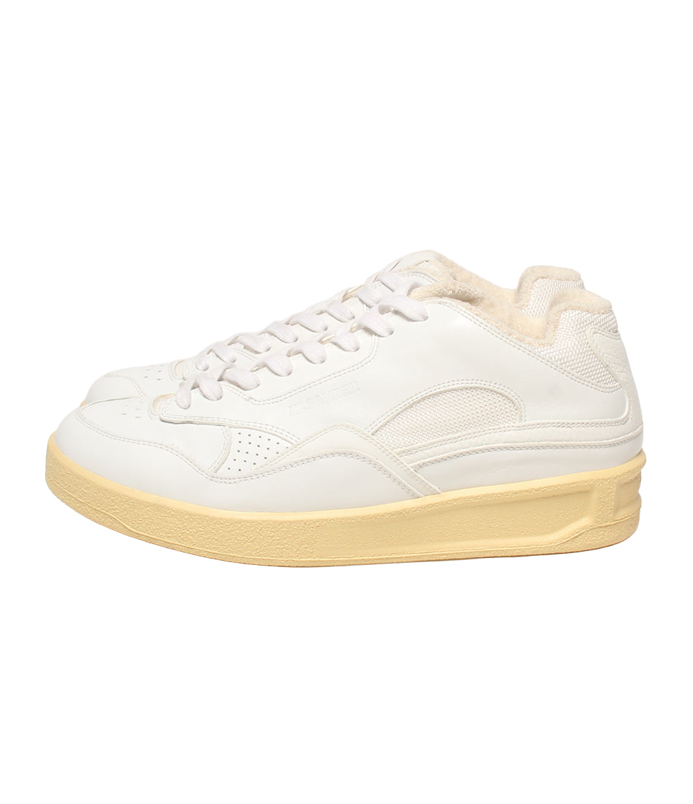 美品 JIL SANDER ローカットスニーカー バスケットロー メンズ SIZE 44 ジルサンダー