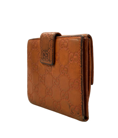 GUCCI ダブルホック 二つ折り財布 グッチシマ 257015 493075 レディース グッチ
