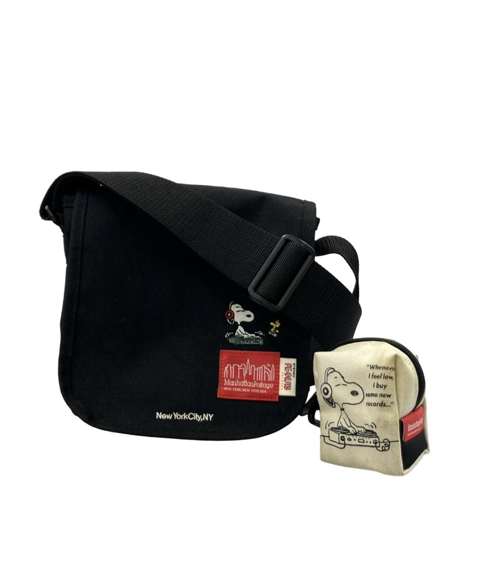 Manhattan Portage ショルダーバッグ 斜め掛け ピーナッツ スヌーピーコラボ レディース マンハッタンポーテージ