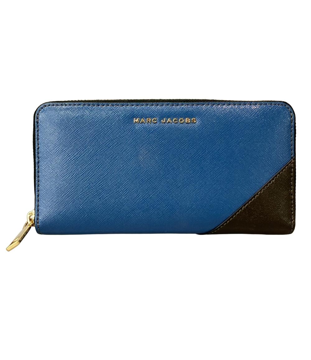 美品 マークジェイコブス ラウンドファスナー長財布 メンズ MARC JACOBS