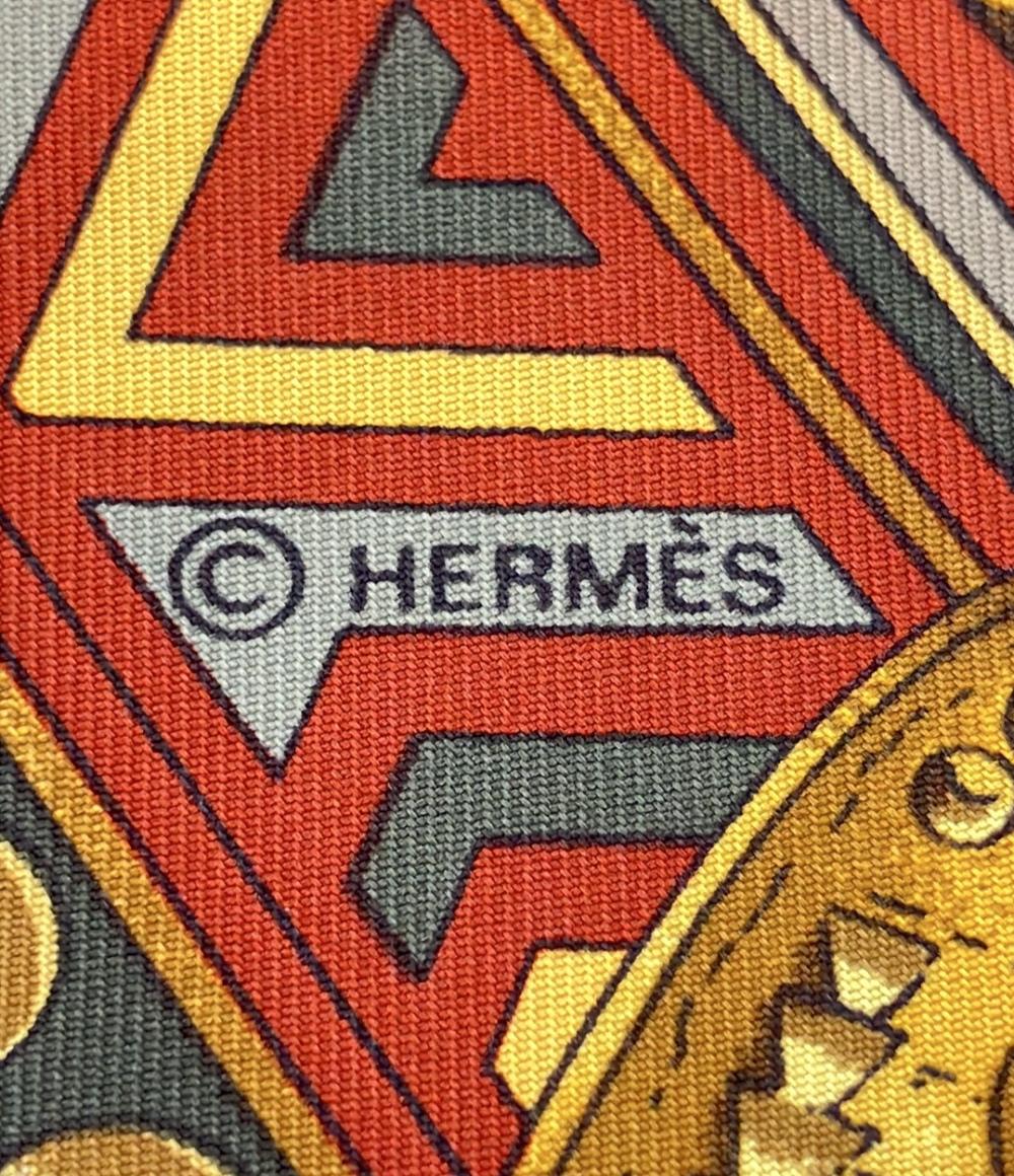 美品 HERMES スカーフ シルク100% カレ90 L'OR DES CHEFS レディース エルメス