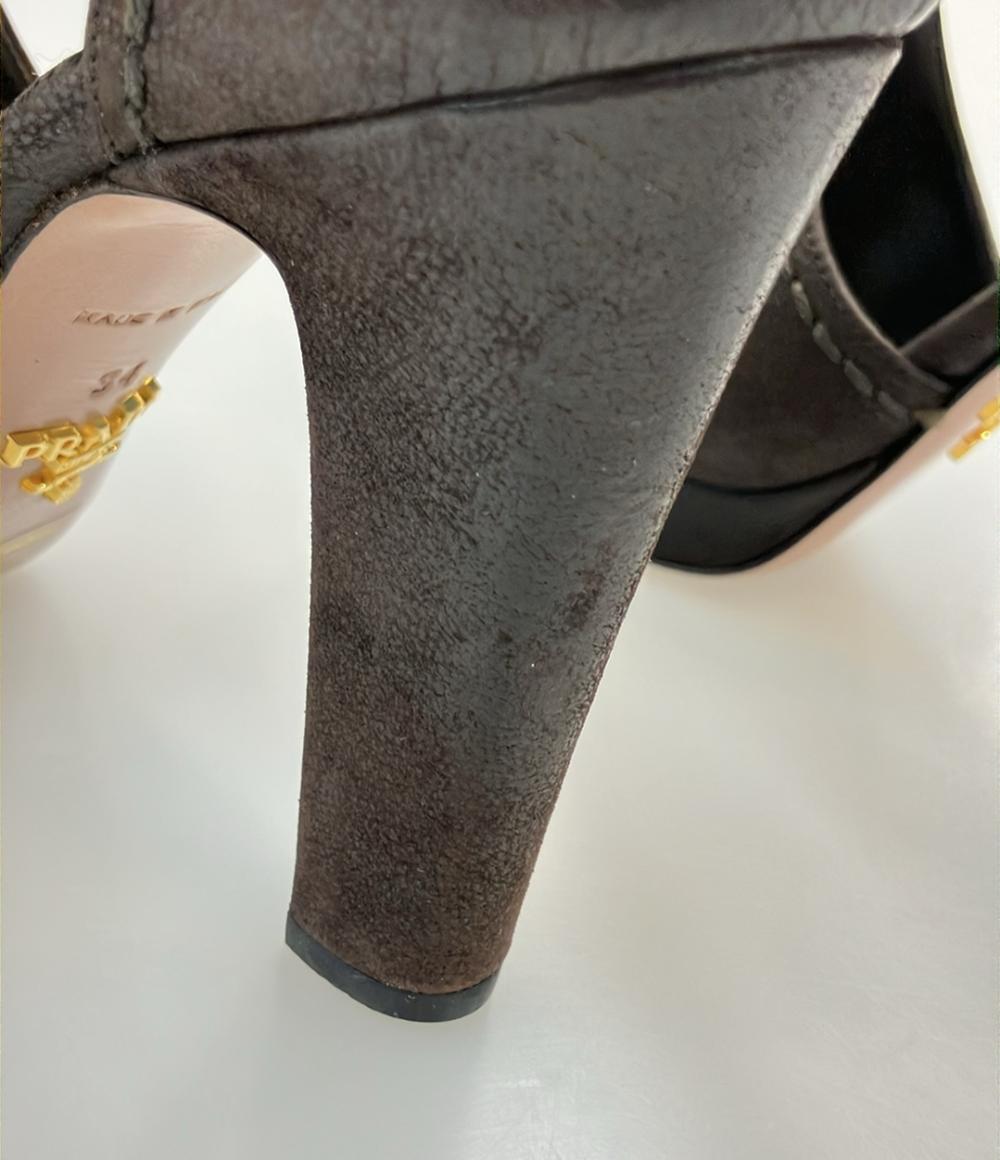 PRADA オープントゥヒールサンダル レディース SIZE 34 22(cm