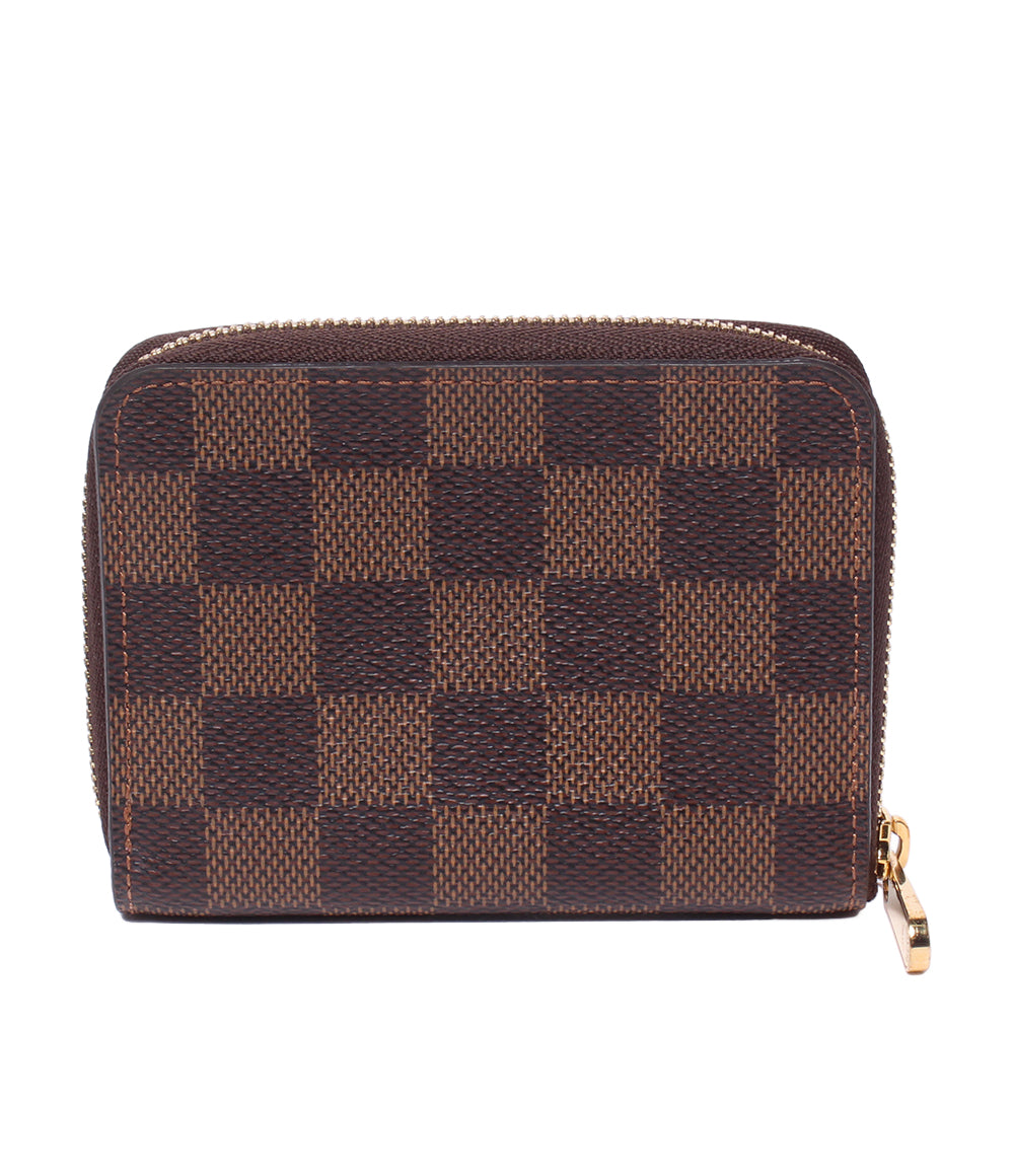 LOUIS VUITTON コインケース ヴィヴィエンヌ クリスマス限定 ホリデイコレクション 2023年 ジッピー コインパース ダミエ エベヌ N40721 レディース