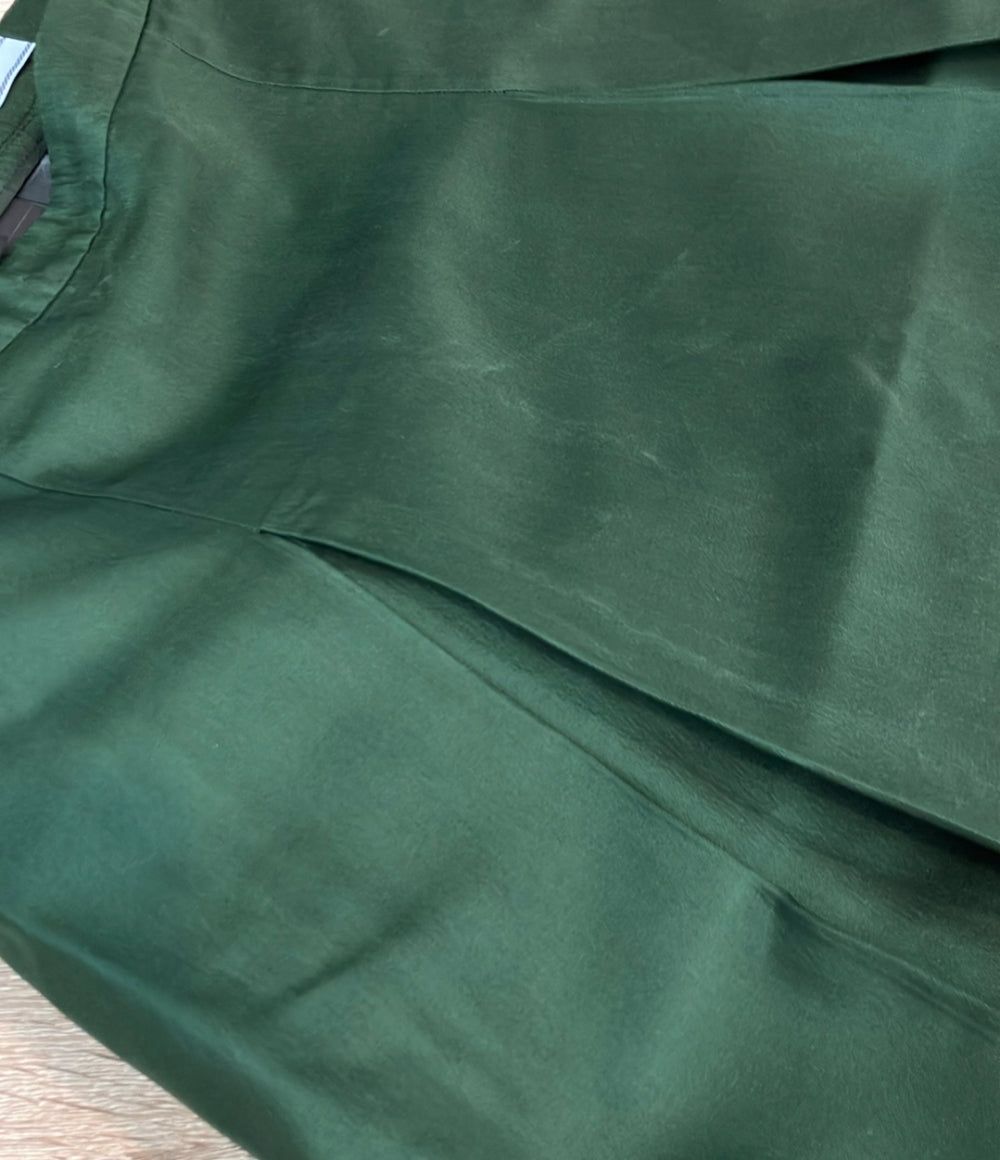 PRADA プリーツフレアスカート グリーンカラー 2017年 レディース SIZE 38 (M) プラダ