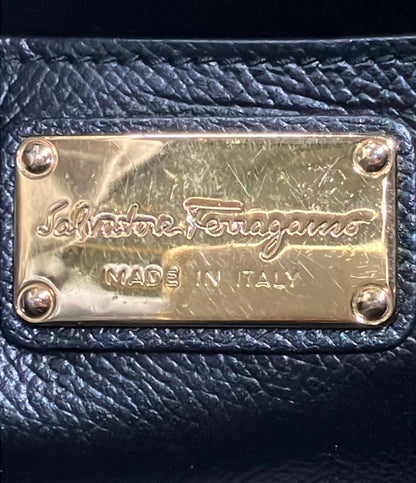 Salvatore Ferragamo ハンドバッグ ショルダーバッグ チェーン リボン2WAY 斜め掛け レザー ヴァラ AU-21 G697 レディース サルヴァトーレフェラガモ