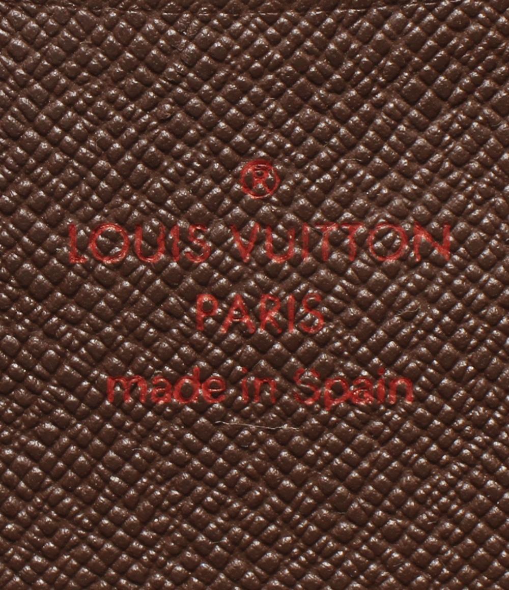 LOUIS VUITTON ラウンドファスナー長財布 ポルトモネジップ ダミエ N61728 レディース メンズ ルイ・ヴィトン