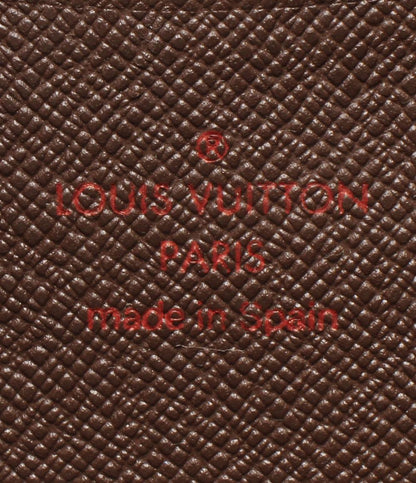 LOUIS VUITTON ラウンドファスナー長財布 ポルトモネジップ ダミエ N61728 レディース メンズ ルイ・ヴィトン