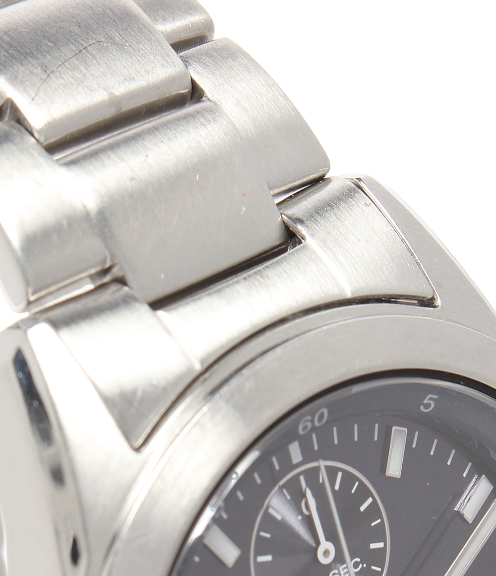 SEIKO 腕時計 クロノグラフ クオーツ ネイビー 7T92-0DM0 メンズ セイコー