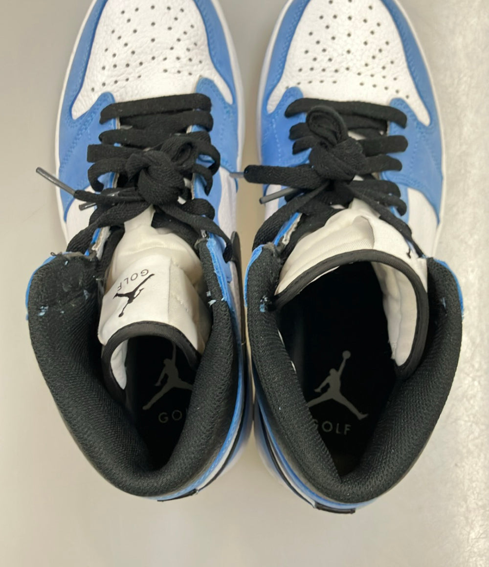 NIKE ハイカットスニーカー ゴルフシューズ エア ジョーダン 1 ハイ ゴルフ DQ0660-400 メンズ SIZE 27.0 (L) ナイキ
