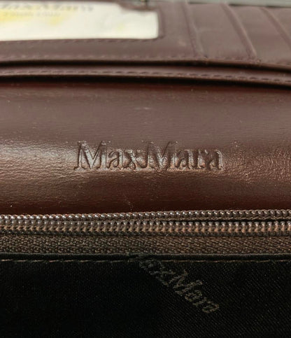 美品 マックスマーラ 二つ折り長財布 メンズ MAX MARA
