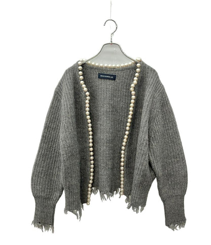 MADISON BLUE 長袖 ニット カーディガン パール レディース SIZE S マディソンブルー