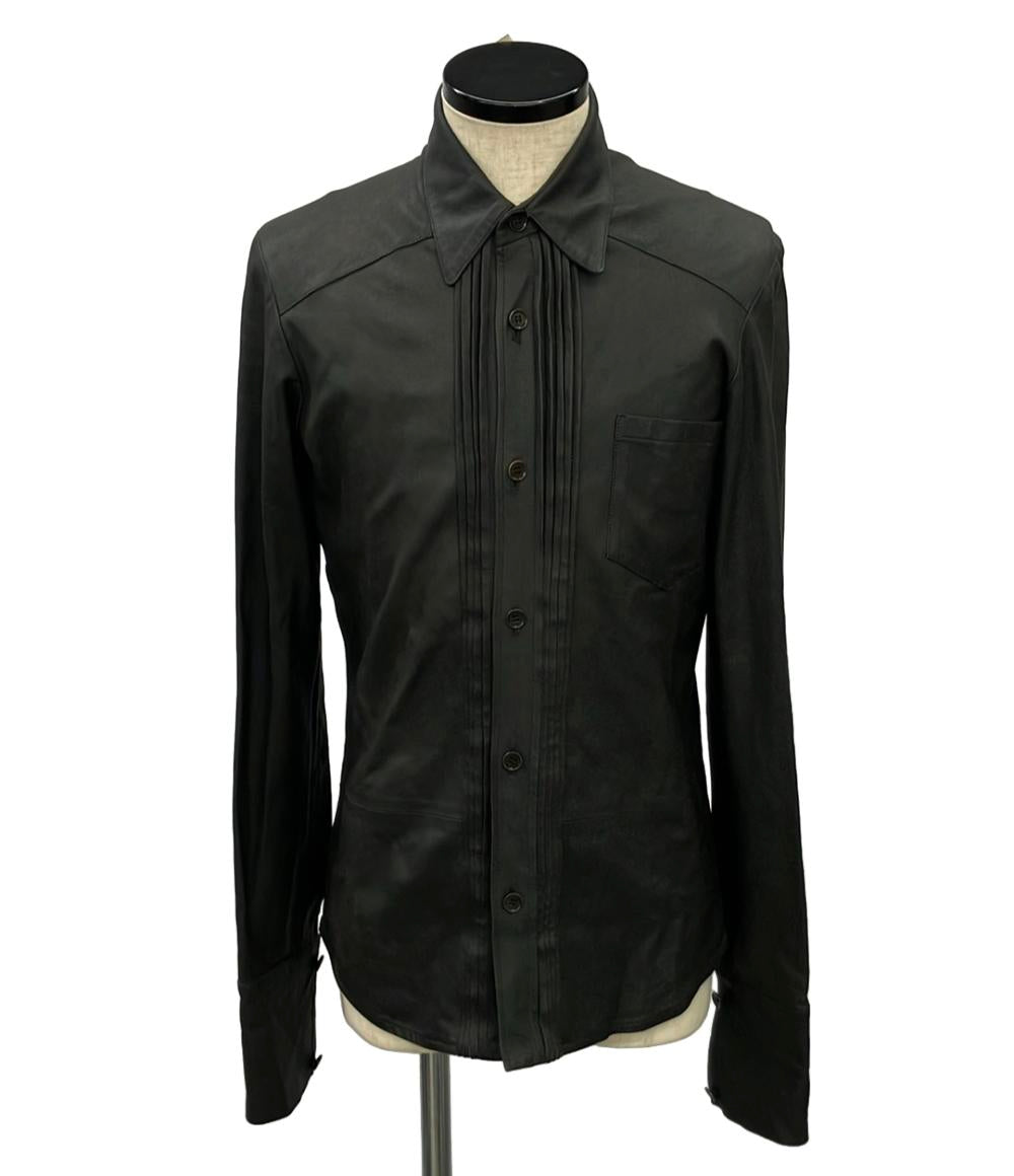 Ruffo research 長袖レザーシャツA.F. Vandevorst期 メンズ ルッフォ リサーチ