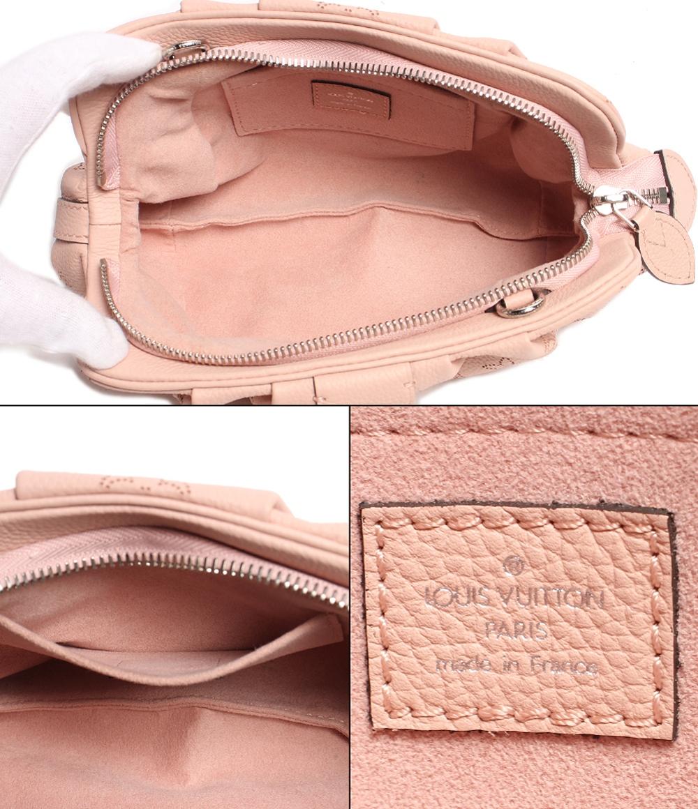 美品 ルイ・ヴィトン ショルダーバッグ シルバー金具 スカラ ミニ マヒナ マグノリア レザー M80904 レディース LOUIS VUITTON