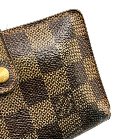 LOUIS VUITTON 二つ折り財布 ポルトモネ ビエ ヴィエノワ ダミエ エベヌ N61663 レディース ルイ・ヴィトン
