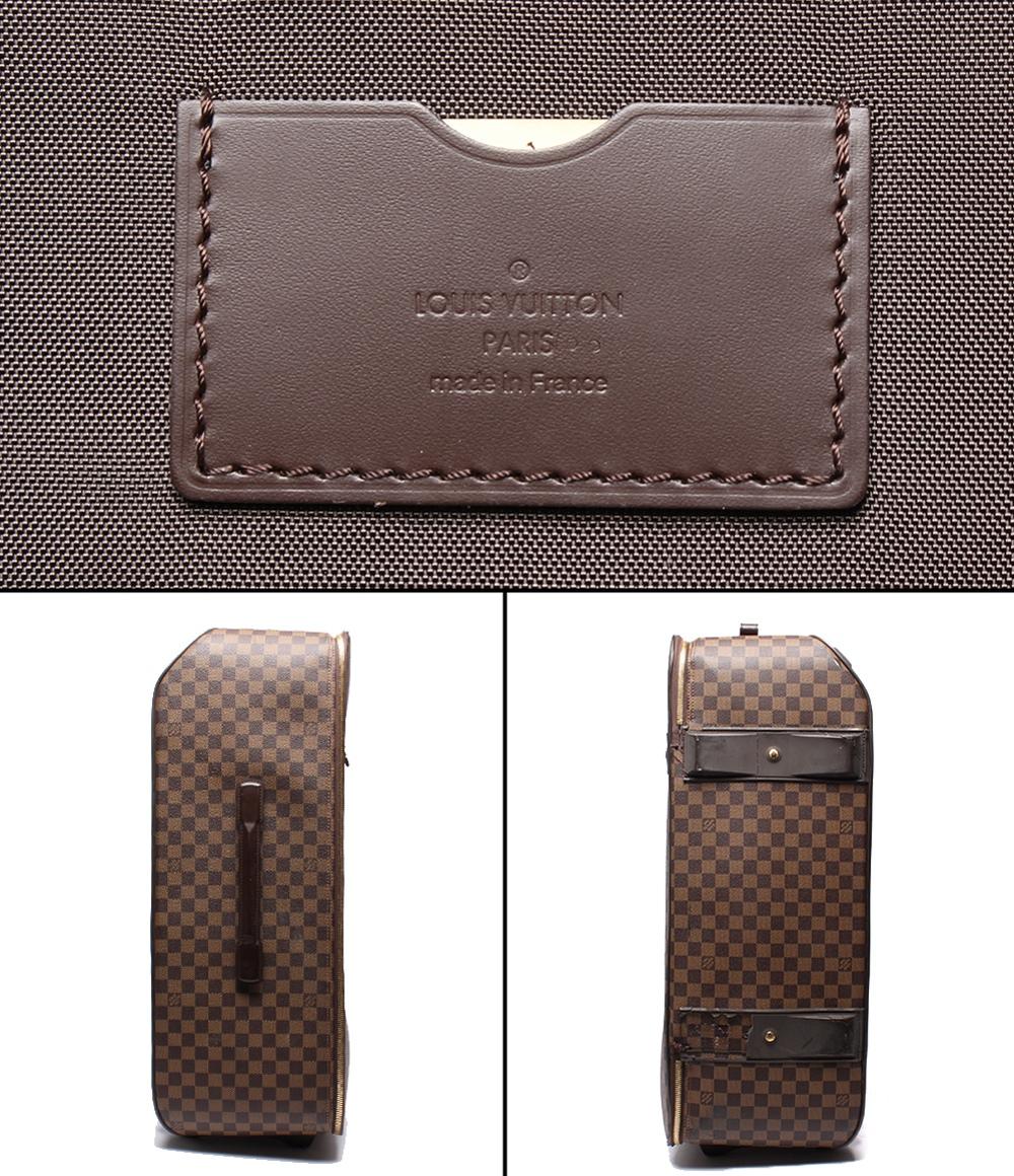 訳あり LOUIS VUITTON キャリーバッグ スーツケース ぺガス65 ダミエ